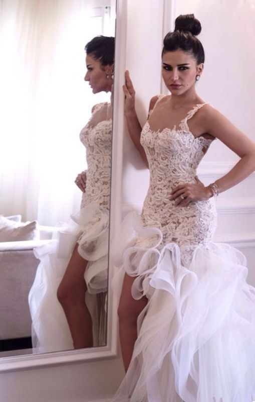 wedding dress short in front long back