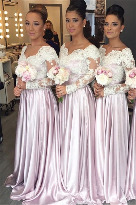 elegant white bridesmaid dresses