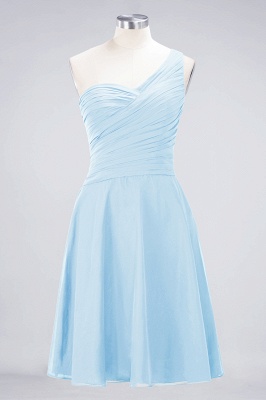 Elegant Princess Chiffon One-Shoulder Sweetheart Sleeveless Knee-Length Bridesmaid Dress with Ruffles_22