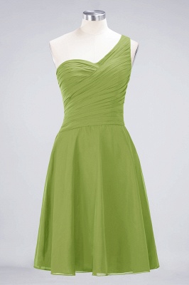 Elegant Princess Chiffon One-Shoulder Sweetheart Sleeveless Knee-Length Bridesmaid Dress with Ruffles_32