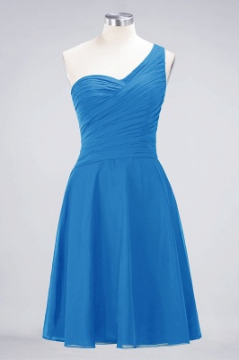 Elegant Princess Chiffon One-Shoulder Sweetheart Sleeveless Knee-Length Bridesmaid Dress with Ruffles_24