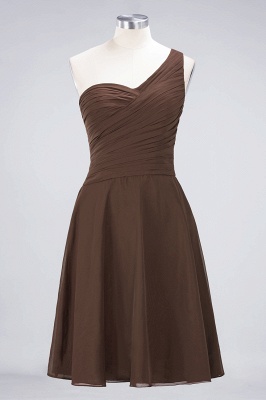 Elegant Princess Chiffon One-Shoulder Sweetheart Sleeveless Knee-Length Bridesmaid Dress with Ruffles_12