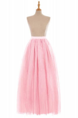 Glamorous A-line Floor-Length Skirt | Elastic Women's Skirts_3