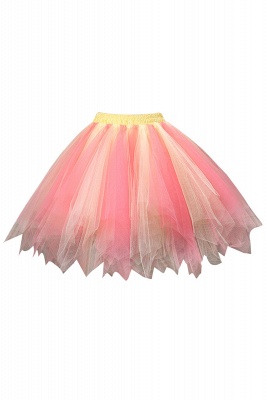 Charming Tulle Short A-line Mini Skirts | Elastic Women's Skirts_7