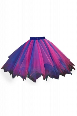 Charming Tulle Short A-line Mini Skirts | Elastic Women's Skirts_10